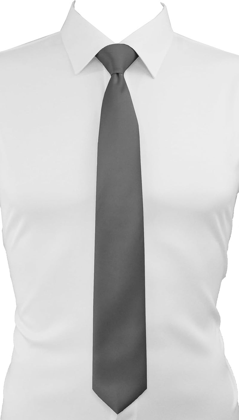 Trilece Ties for Men - Men's Solid Color Ties - Formal Neckties for Men - Neck Tie for Man - Image 1